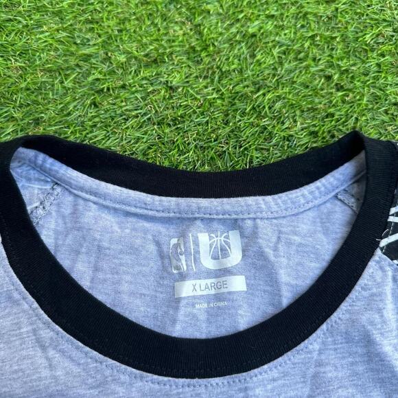 Brooklyn Nets Long-Sleeve Raglan Tee - Picture 4 of 5